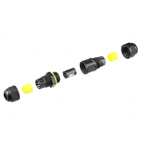 Vandtæt kabelmuffe IP68 | 2-polet skrueklemme 450 V 17,5 A til kabler 4–8 mm | M682-A