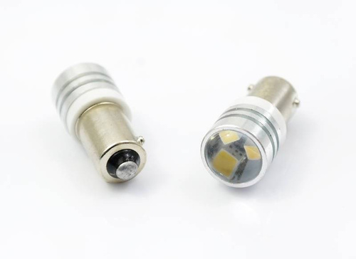 LED-Autoleuchtmittel | BA9S Sockel, 3 SMD 2323, High Power, mit Linse