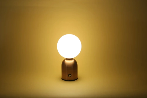 Elegante tafellamp met instelbare kleur en lichtintensiteit | Aanraakgevoelige nachtlamp met ingebouwde batterij | YG-D031-SILVER