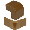 CDT-03 | Angle connector for cover strip 40x20mm | brown