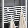 PG-Y03-WHITE | Bathroom hook for towel | Handle mounted on a radiator, radiator | Set of hooks