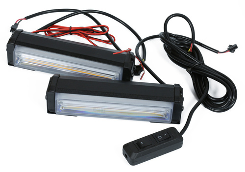 LED-206-COB-Y | Advarselslamper - LED arbejde | 2x LED FLARE