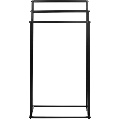 TRF-450-ZWART | Drievoudig handdoekenrek | handdoekdroger | zwart