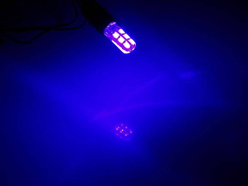 LED bilpære W5W T10 24 SMD 3014 CAN BUS Silikone