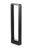 LLM-60CM | Moderna lampada da giardino in piedi, palo LED | Alluminio 60cm, IP54, 10W=1200lm