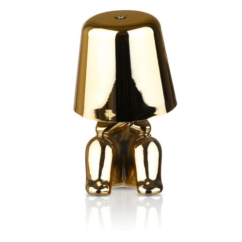 HJA23-I-GOLD | Modern table lamp with touch control | Night light with built-in battery