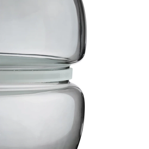 BH-258-GRIS | Lámpara de mesa con estilo | Lámpara de noche moderna | Lámpara de cristal