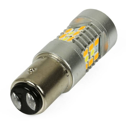 Bombilla LED para coche 28 SMD 2835 Blanco + Naranja