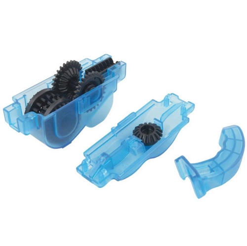 Nettoyant pour chaîne de vélo | Brosse tunnel | Nettoyeur avec brosses 3D | XLQ-634-BL