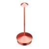 HJA32-ROSEGOLD | Candeeiro de mesa com bateria incorporada | Lâmpada noturna com três cores de luz | Lâmpada atmosférica para hotel ou restaurante