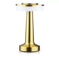 Kabellose Tischlampe | Berührungsempfindliche Nachtlampe mit einstellbarer Lichtfarbe | USB Lampe | HJA14-GOLD