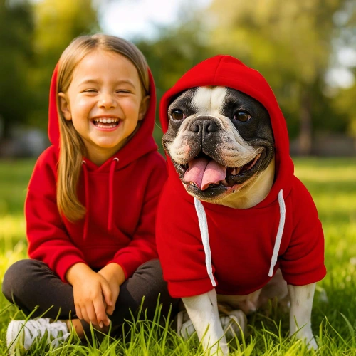 Hanorac pentru câini și pisici | mărime S | roșu | PET-015S-RED