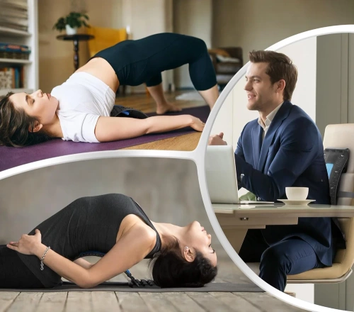 SLD-018-BLEU | Masseur de dos avec 4 réglages | Civière compacte avec une section souple sous la colonne vertébrale