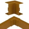 Indvendig hjørneforbinder | 40×20 mm | brun kabelhjørnedæksel | CDT-04-Brown