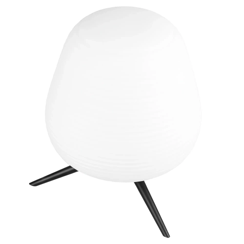 CSD-C2027-W | Table lamp with an opal shade | Glass bedside lamp