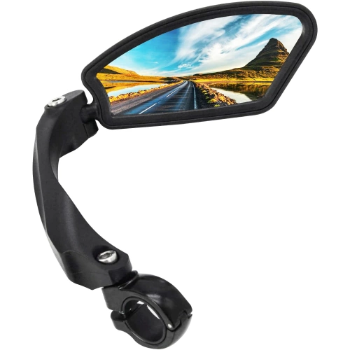 Espejo retrovisor para manillar de bicicleta | Espejo retrovisor derecho para scooter | Espejo giratorio | HSJ-210-Derecha