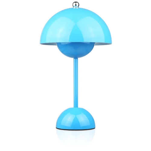 HJA27-1-BLUE | Stylová stolní lampa | Bezdrátová noční lampa se třemi barvami osvětlení