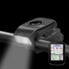 3-i-1 LED cykellygte med horn | Holder til Garmin GPS-computer eller -telefon | Smart belysning med indbygget batteri | 05BQ0062