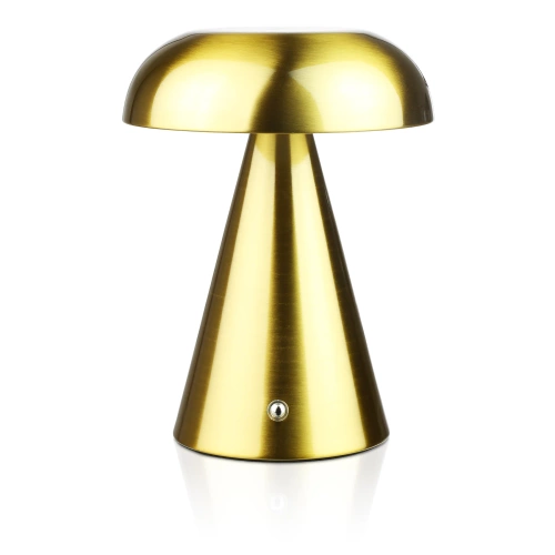 HJA24-ORO | Lámpara de mesa con batería incorporada | Lámpara de noche con tres colores de luz | Lámpara atmosférica para hotel o restaurante.