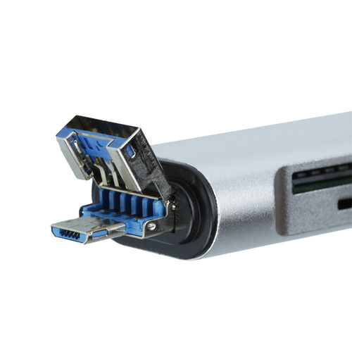 Speicherkartenleser | SD, microSD | USB, micro USB, USB Typ C, USB OTG | CR-004