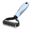 PDS-179-BLUE | Brush for brushing fur and undercoat | Pet trimmer | Fur care comb