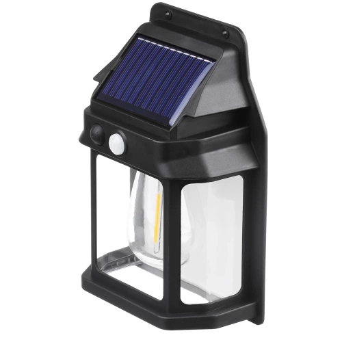 TG-TY13501 | LED solcelle væglampe| Lampe med skumring og bevægelsessensor | Udendørs solcellebelysning