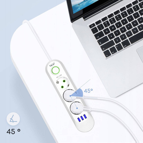 Power strip | LH-F03U-WHITE