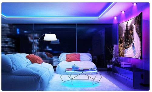 Waterproof RGB LED strip | 5M | 230V power supply | 300 LEDs | 5 lighting modes