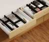 Organizzatore per cassetti per mobili | Separatore per cassetti regolabile | Separatore in bambù con 9 divisori | Modello KBT-B615