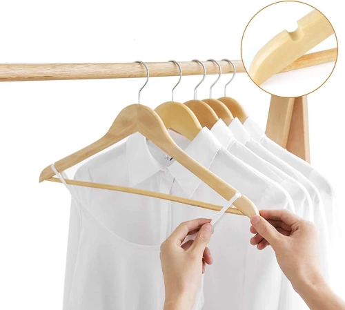 HLD-Z10 | Set kleerhangers | Houten kleerhangers