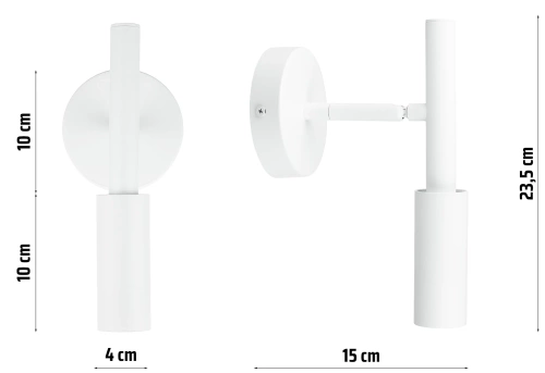 YG-W007-W | Lámpara de pared | Reflector ajustable