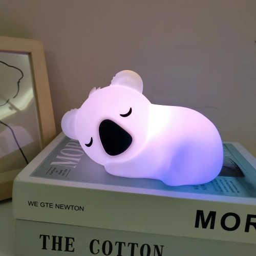 Silicone LED Koala Night Light | Portable Children's Lamp 9 Light Colors | JL-708