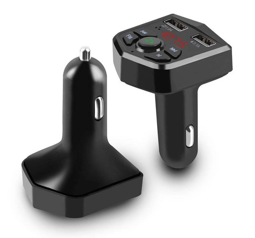 BC803-Negru | Transmițător FM multifuncțional 4 în 1