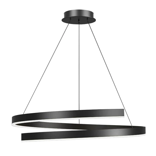 RLO-40CM-42W-B | Moderne hængelampe 40 cm | Spiral LED lampe 42W