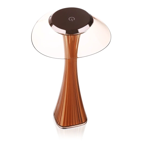 MGD-151-Brown | Moderná stolná lampa | Nočná lampa so vstavanou batériou | LED stolná lampa