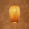 Ručně vyráběná závěsná bambusová lampa | BOHO | Čínský lustr