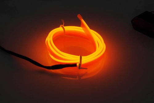 El Wire Set Blanco Frío 5M - Luz Ambiental EL Wire Fibra Óptica con Inversor 12V adjunto