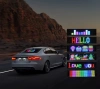 Programuojama LED švieslentė automobiliui ir sunkvežimiui | 92x374 mm | individualūs užrašai ir animacijos | HRP-1664