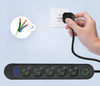 LH-F05U | Power strip 5 m | 5 sockets + 3x USB | black