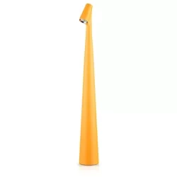 HMS-455-ORANGE| Tischleuchte 43cm | Kabellose Nachtlampe mit integriertem Akku | Lampe mit Touch-Steuerung