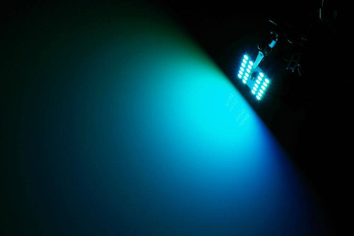 RGB LED-paneelkit | 2 LED-panelen 24 SMD 5050 RGB | Kleurafstandsbediening | C5W- en W5W-adapters