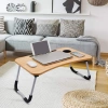 LFD-6040-LEGNO | Tappetino per laptop | Tavolo da colazione pieghevole | Supporto da letto