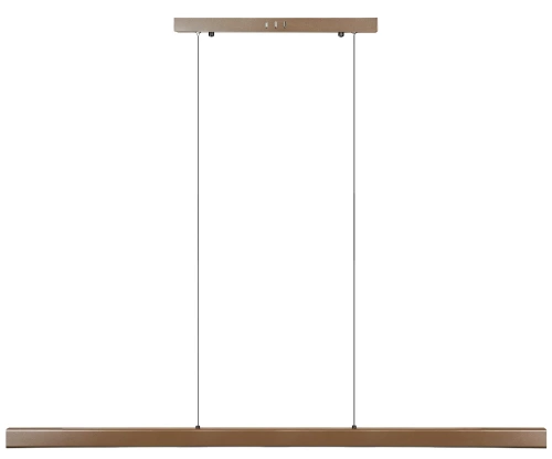 SX41-120CM-48W-BR | Moderné obdĺžnikové závesné svietidlo | diaľkové ovládanie | LED | Hnedá
