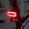 Feu arrière vélo USB COB | lumière rouge puissante | étanche IPX8 | BK-L400