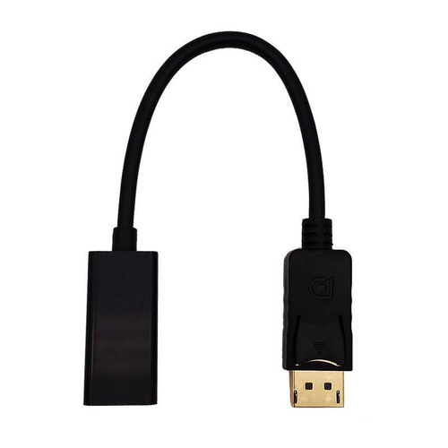 DP-H-30CM-Black | HDMI cable (f) - Display Port | 4K | 30 cm