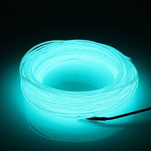 Luz Ambiental RGB-4M |Fibra óptica de una cara | Tira de leds multicolores | El alambre