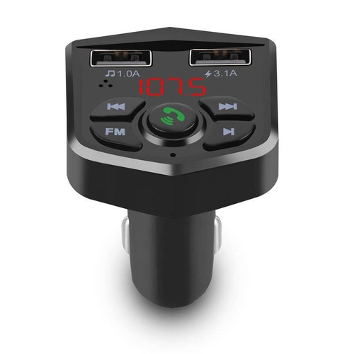 BC803-zwart | Multifunctionele 4in1 FM-zender