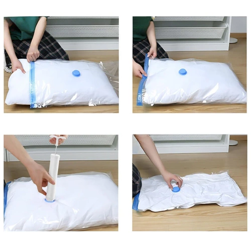 80x60cm VCB-80*60-BLANCO| Bolsa de vacío para ropa, ropa de cama | Bolsa de almacenamiento