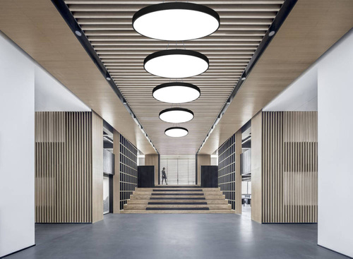 LPL-005 | Hanging LED ceiling lamp 80W | round full | aluminum | CCD not blinking | Φ80x6