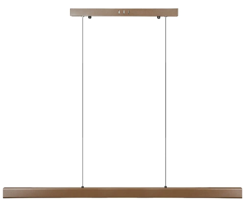 SX41-100CM-40W-BR | Moderní obdélníkové závěsné svítidlo | dálkové ovládání | LED | Hnědý